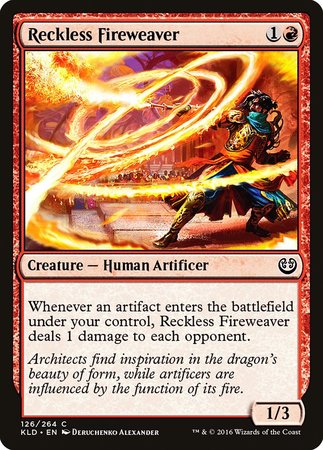 Reckless Fireweaver [Kaladesh] | Exor Games Truro