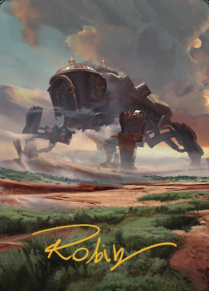 Plains (2) Art Card (Gold-Stamped Signature) [The Brothers' War Art Series] | Exor Games Truro