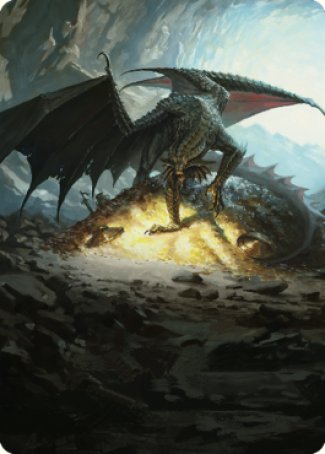 Ancient Copper Dragon Art Card (04) [Commander Legends: Battle for Baldur's Gate Art Series] | Exor Games Truro