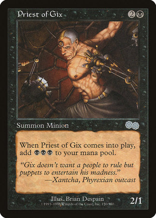 Priest of Gix [Urza's Saga] | Exor Games Truro
