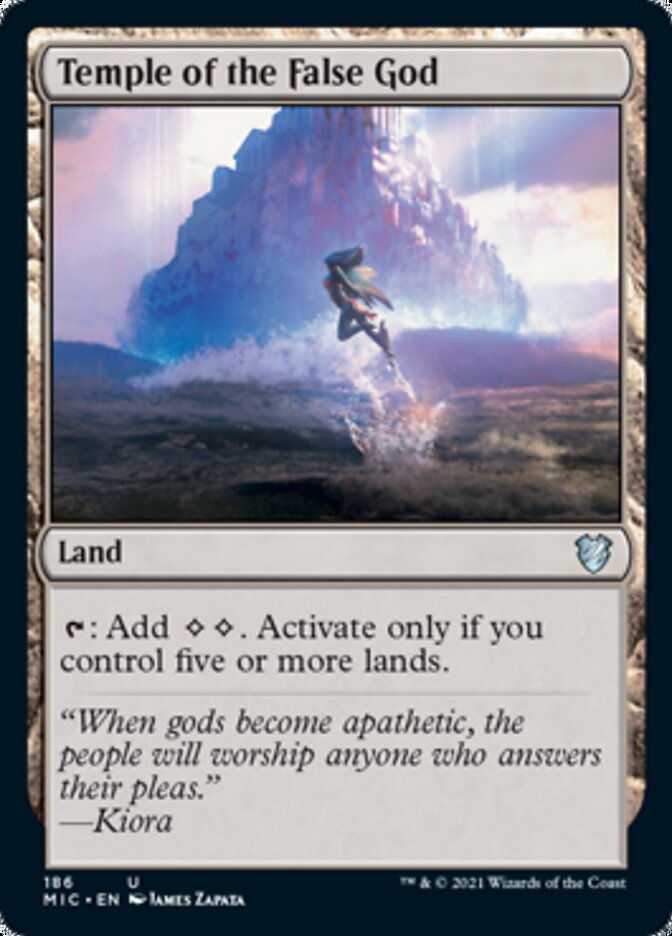 Temple of the False God [Innistrad: Midnight Hunt Commander] | Exor Games Truro