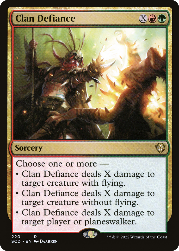 Clan Defiance [Starter Commander Decks] | Exor Games Truro