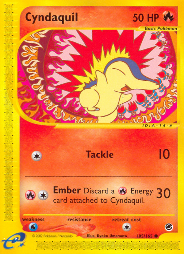 Cyndaquil (105/165) [Expedition: Base Set] | Exor Games Truro