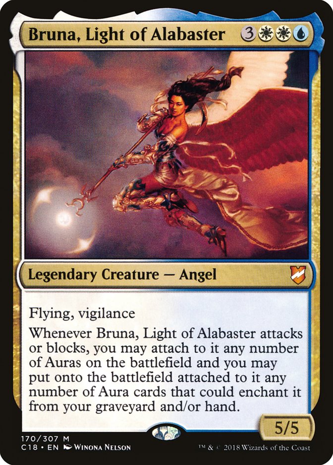 Bruna, Light of Alabaster (Oversized) [Commander 2018 Oversized] | Exor Games Truro