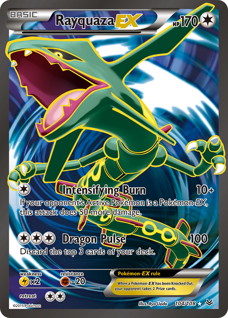 Rayquaza EX (104/108) [XY: Roaring Skies] | Exor Games Truro