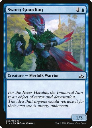Sworn Guardian [Rivals of Ixalan] | Exor Games Truro