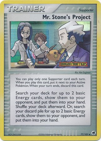 Mr. Stone's Project (77/101) (Stamped) [EX: Dragon Frontiers] | Exor Games Truro
