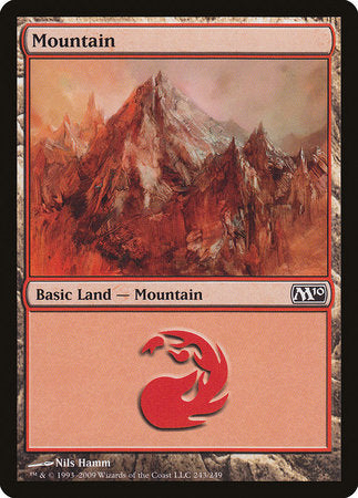 Mountain (243) [Magic 2010] | Exor Games Truro