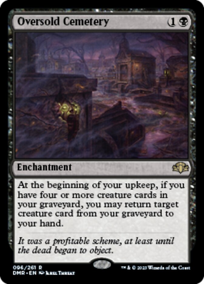 Oversold Cemetery [Dominaria Remastered] | Exor Games Truro