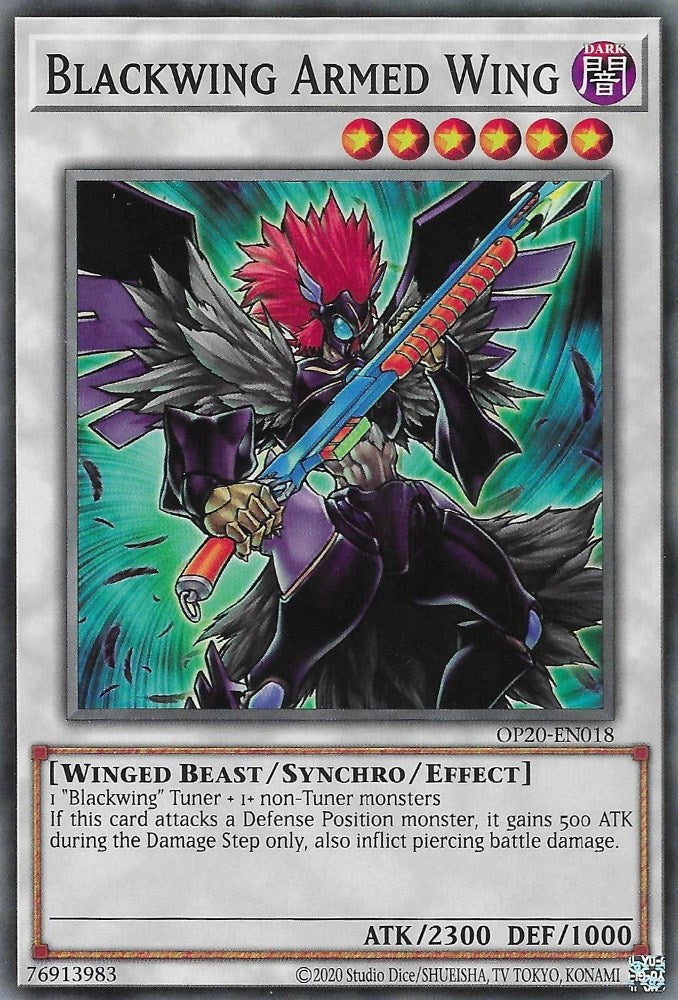 Blackwing Armed Wing [OP20-EN018] Common | Exor Games Truro