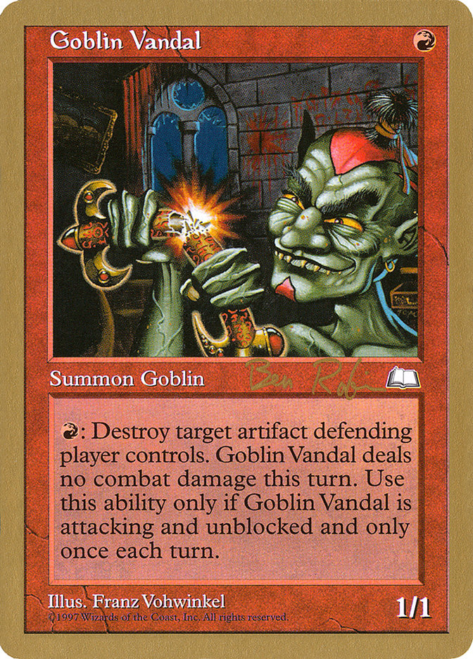 Goblin Vandal (Ben Rubin) [World Championship Decks 1998] | Exor Games Truro