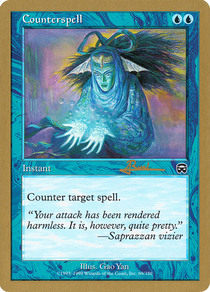 Counterspell (Antoine Ruel) (MMQ) [World Championship Decks 2001] | Exor Games Truro