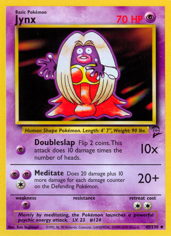 Jynx (45/130) [Base Set 2] | Exor Games Truro