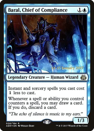 Baral, Chief of Compliance [Aether Revolt Promos] | Exor Games Truro