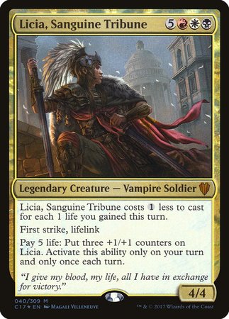 Licia, Sanguine Tribune [Commander 2017] | Exor Games Truro