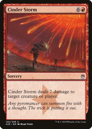 Cinder Storm [Masters 25] | Exor Games Truro