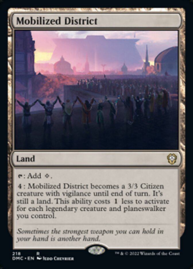 Mobilized District [Dominaria United Commander] | Exor Games Truro