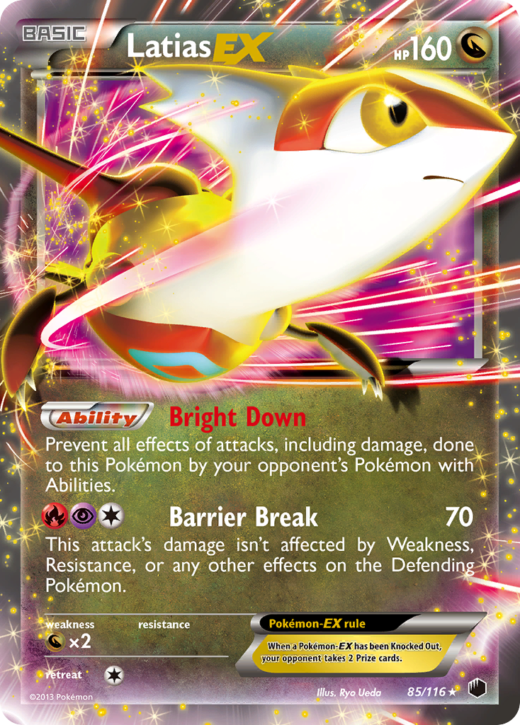 Latias EX (85/116) [Black & White: Plasma Freeze] | Exor Games Truro