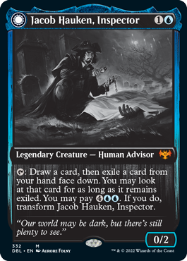 Jacob Hauken, Inspector // Hauken's Insight [Innistrad: Double Feature] | Exor Games Truro