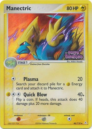 Manectric (46/110) (Stamped) [EX: Holon Phantoms] | Exor Games Truro