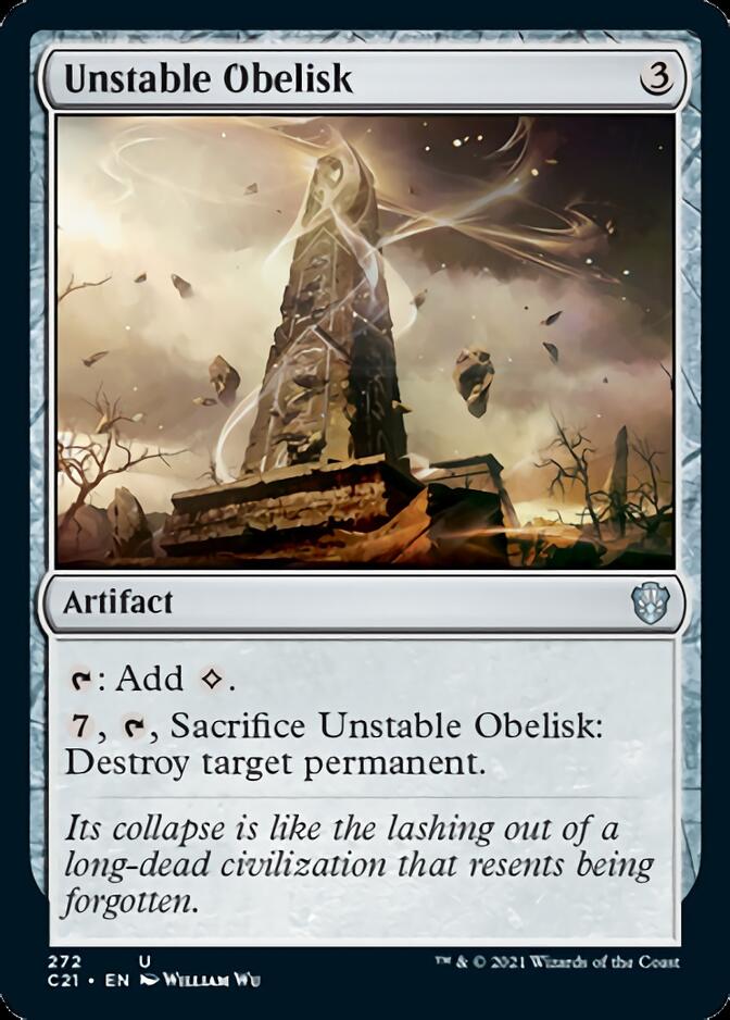 Unstable Obelisk [Commander 2021] | Exor Games Truro