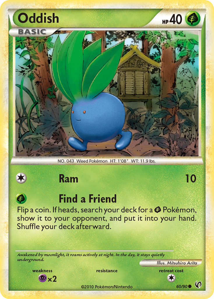 Oddish (60/90) [HeartGold & SoulSilver: Undaunted] | Exor Games Truro