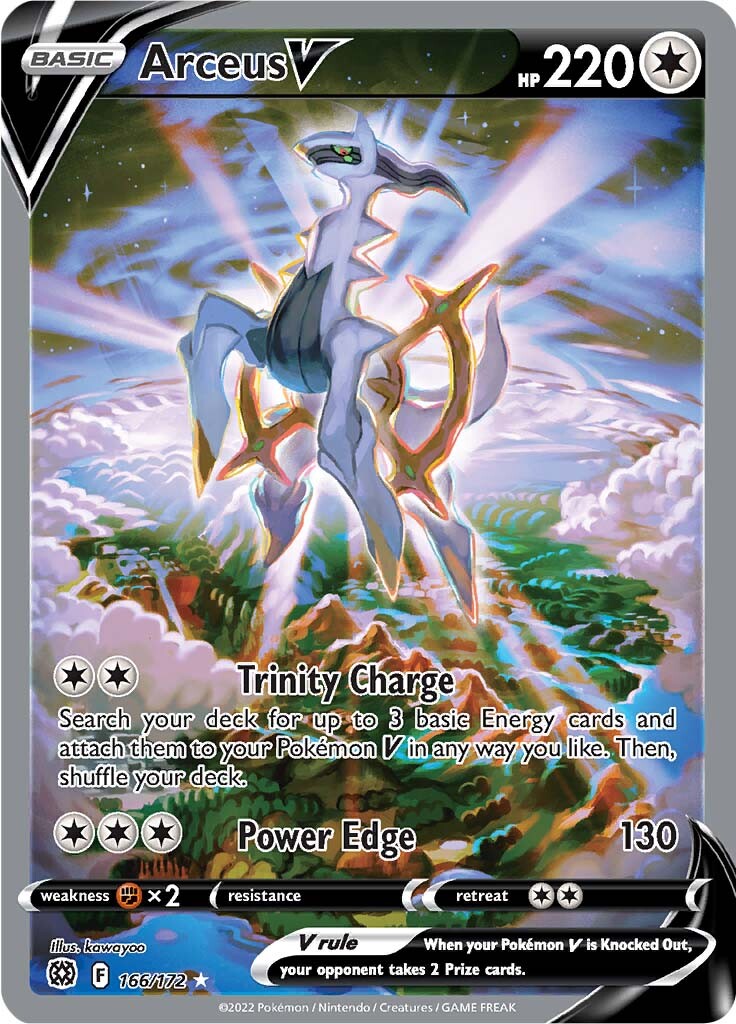 Arceus V (166/172) [Sword & Shield: Brilliant Stars] | Exor Games Truro