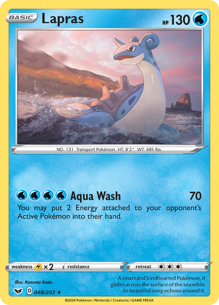 Lapras (048/202) [Sword & Shield: Base Set] | Exor Games Truro