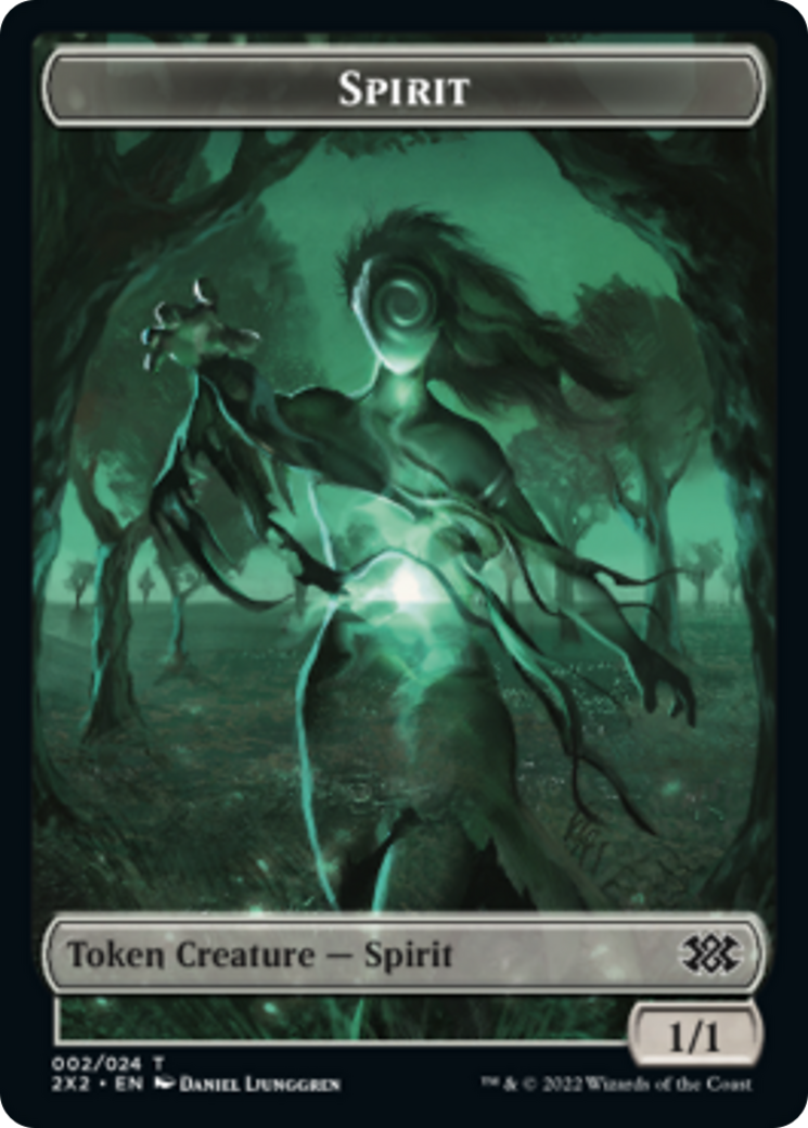 Egg // Spirit Double-sided Token [Double Masters 2022 Tokens] | Exor Games Truro