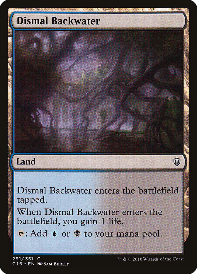Dismal Backwater [Commander 2016] | Exor Games Truro