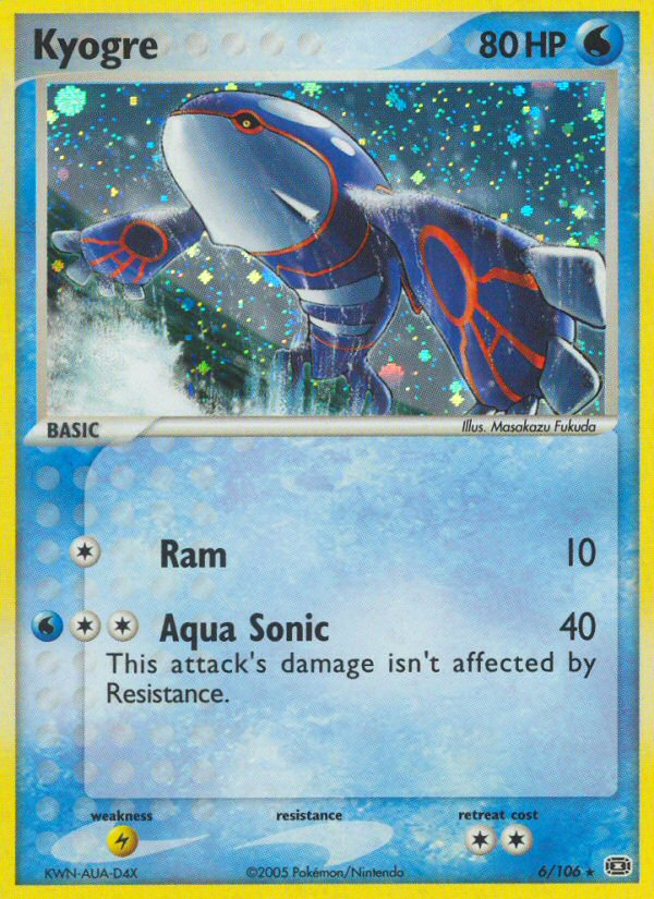 Kyogre (6/106) [EX: Emerald] | Exor Games Truro