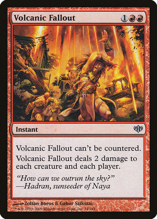 Volcanic Fallout [Conflux] | Exor Games Truro