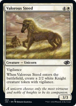 Valorous Steed [Jumpstart 2022] | Exor Games Truro