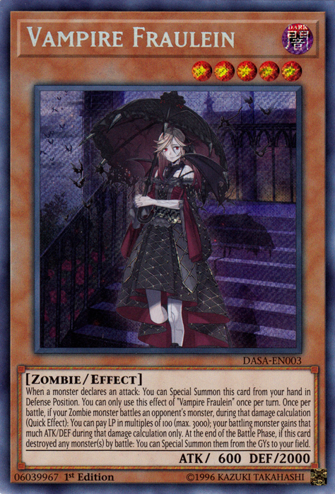 Vampire Fraulein [DASA-EN003] Secret Rare | Exor Games Truro