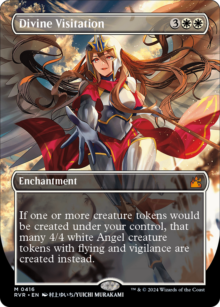 Divine Visitation (Anime Borderless) [Ravnica Remastered] | Exor Games Truro