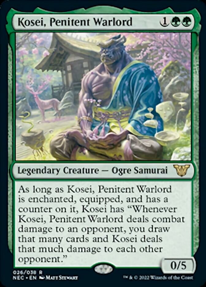 Kosei, Penitent Warlord [Kamigawa: Neon Dynasty Commander] | Exor Games Truro