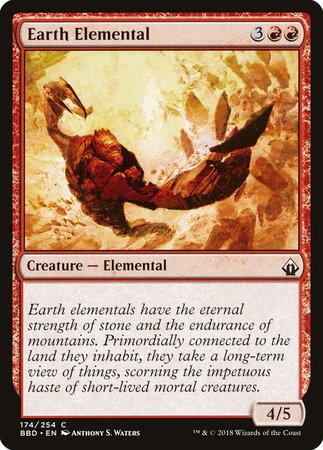 Earth Elemental [Battlebond] | Exor Games Truro