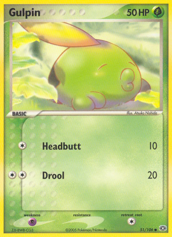 Gulpin (51/106) [EX: Emerald] | Exor Games Truro