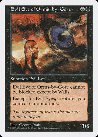 Evil Eye of Orms-by-Gore [Fifth Edition] | Exor Games Truro