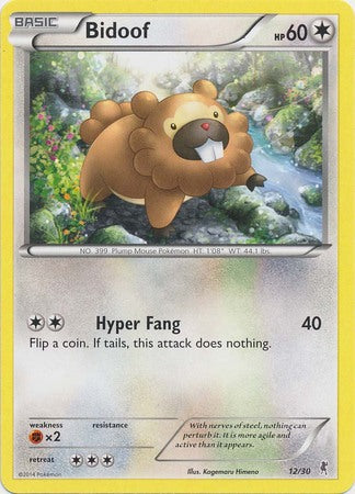 Bidoof (12/30) [XY: Trainer Kit 1 - Bisharp] | Exor Games Truro