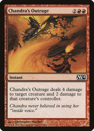 Chandra's Outrage [Magic 2014] | Exor Games Truro