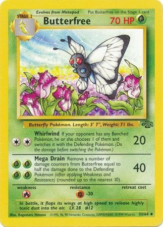 Butterfree (33/64) [Jungle Unlimited] | Exor Games Truro