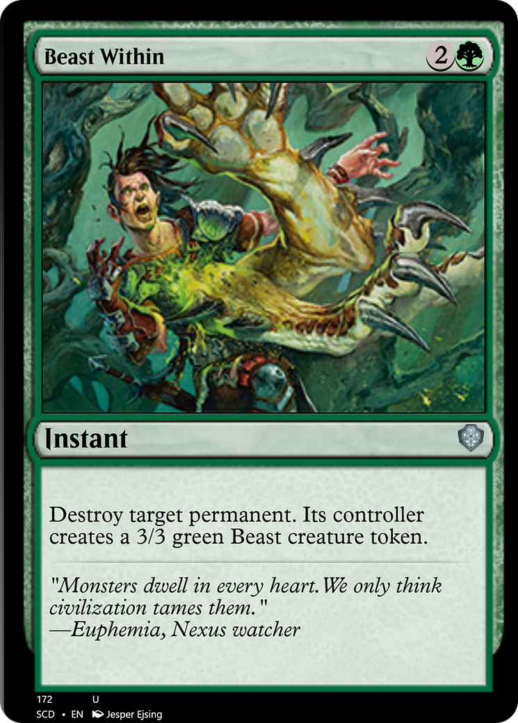 Beast Within [Starter Commander Decks] | Exor Games Truro