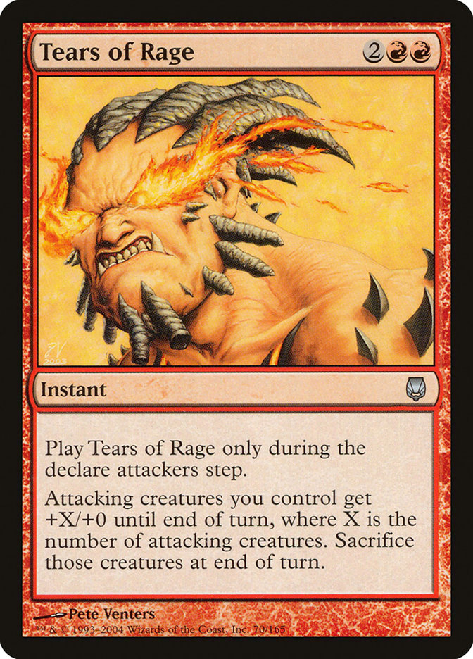 Tears of Rage [Darksteel] | Exor Games Truro