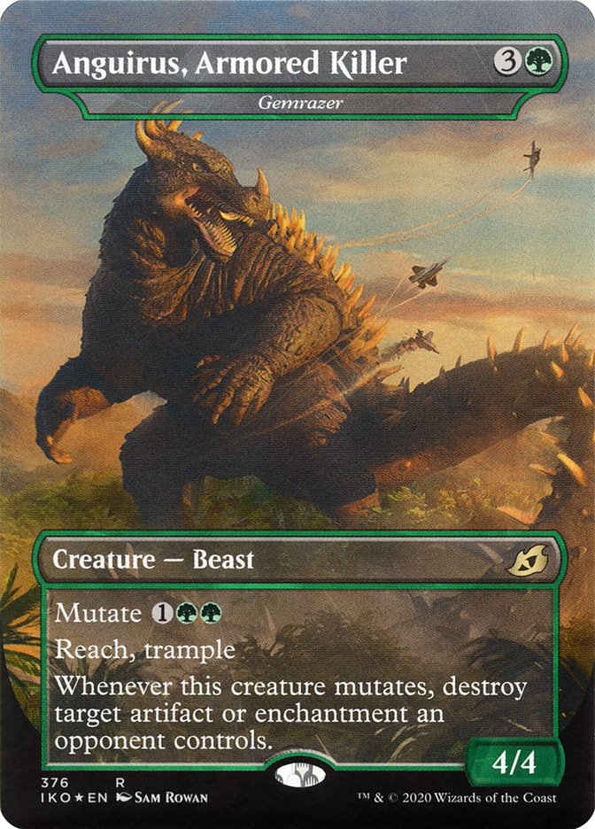 Gemrazer - Anguirus, Armored Killer (Extended Art) [Ikoria: Lair of Behemoths] | Exor Games Truro