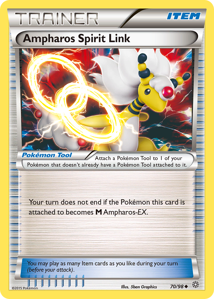 Ampharos Spirit Link (70/98) [XY: Ancient Origins] | Exor Games Truro