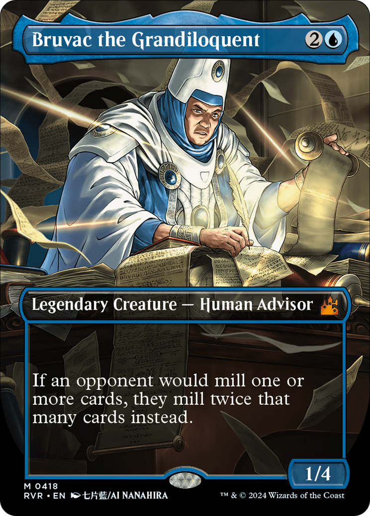 Bruvac the Grandiloquent (Anime Borderless) [Ravnica Remastered] | Exor Games Truro