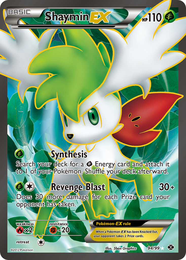 Shaymin EX (94/99) [Black & White: Next Destinies] | Exor Games Truro