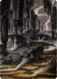 Grimclimb Pathway Art Card [Zendikar Rising Art Series] | Exor Games Truro