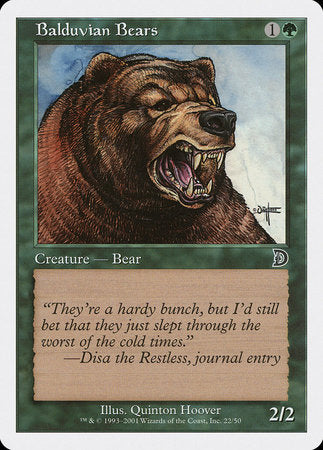 Balduvian Bears [Deckmasters] | Exor Games Truro